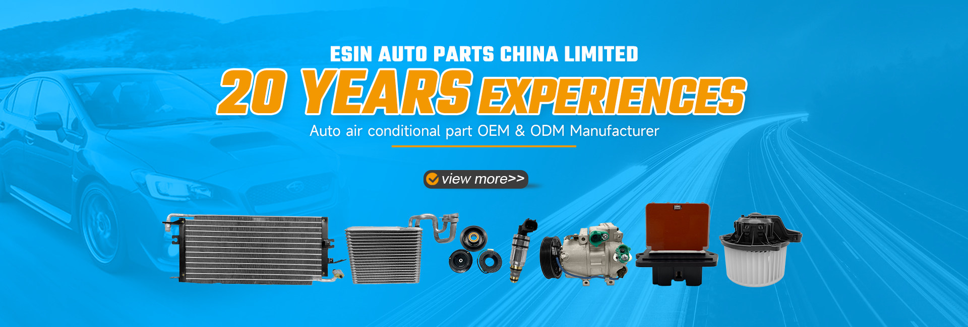 Esinparts automotive air conditioning parts